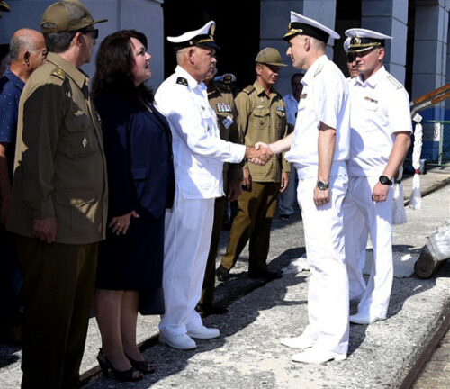 Flota del Báltico de Rusia en La Habana