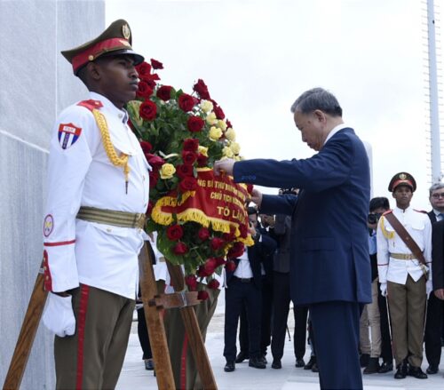 Presidente de Vietnam en Cuba