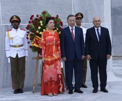 Presidente de Vietnam en Cuba