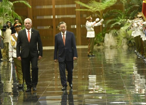 Presidente de Vietnam en Cuba