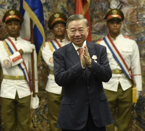 Presidente de Vietnam en Cuba