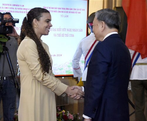 Presidente de Vietnam en Cuba