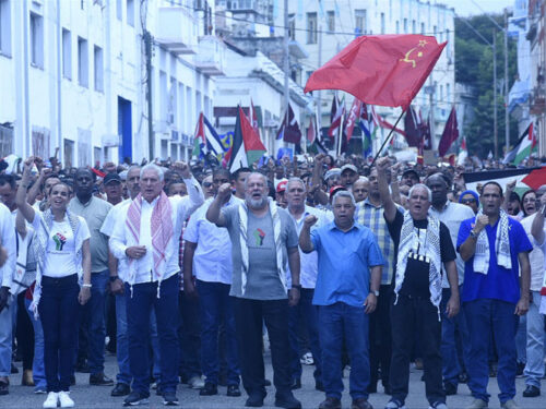 Solidaridad cubana con Palestina