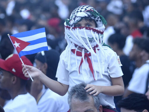 Solidaridad cubana con Palestina