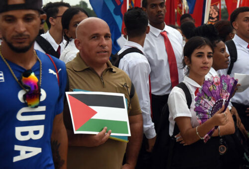 Solidaridad cubana con Palestina