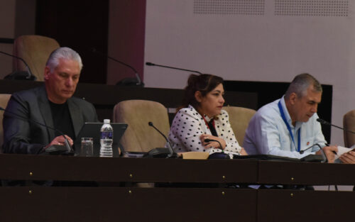 Presidente Miguel Díaz-Canel Bermúdez en cuarto período ordinario de sesiones de la ANPP