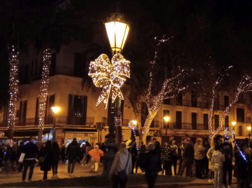 Encendido de luces de Navidad en Palma de Mallorca 2024