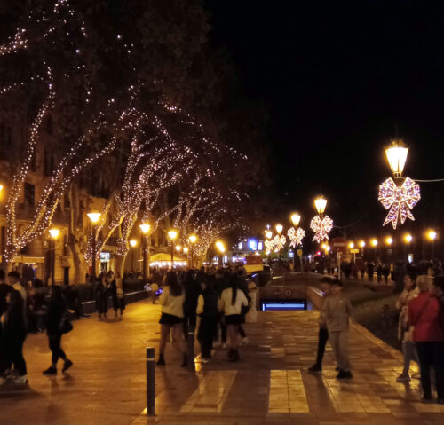 Encendido de luces de Navidad en Palma de Mallorca 2024