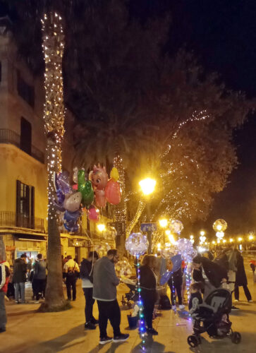 Encendido de luces de Navidad en Palma de Mallorca 2024