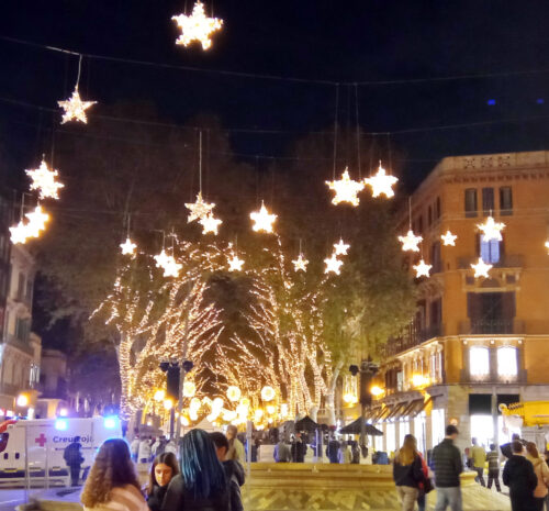 Encendido de luces de Navidad en Palma de Mallorca 2024