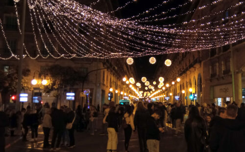 Encendido de luces de Navidad en Palma de Mallorca 2024