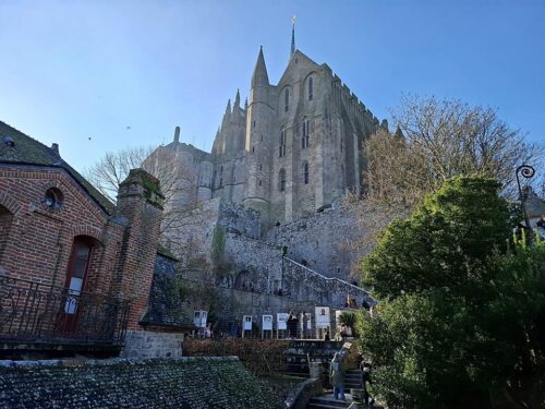 El Monte Saint-Michel en Francia